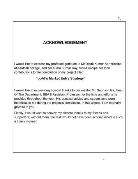 Bo At - Good and better - ACKNOWLEDGEMENT I would like to express my ...