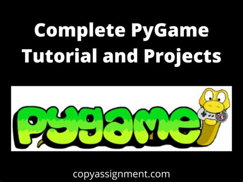 Pygame Installation Tutorial 的图像结果