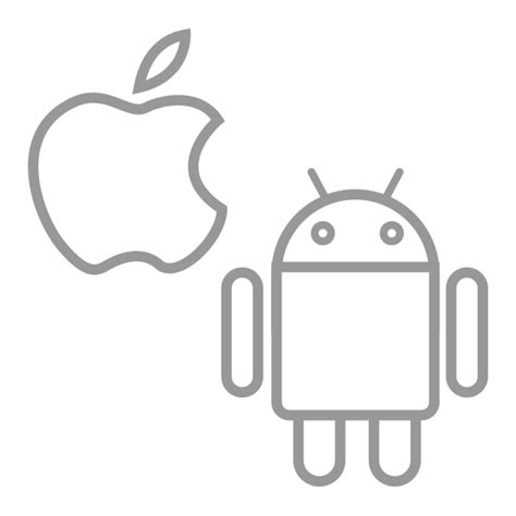 Image result for Android E iOS Data Icon