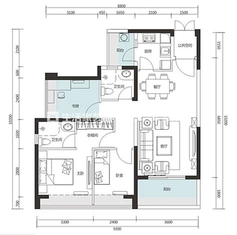 世贸云锦107.0平米现代风格三居家装案例