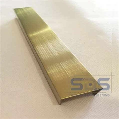 Stainless Steel Decorative Profiles - PVD Titanium Coated SS T Profiles ...