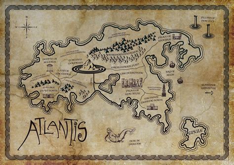 Lost City Of Atlantis Map