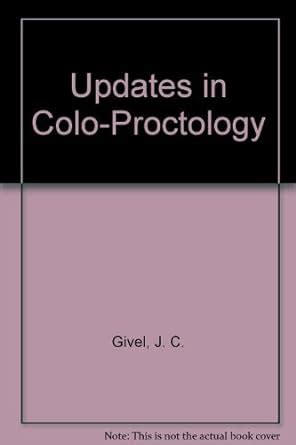 Buy Updates in Colo-Proctology Book Online at Low Prices in India ...
