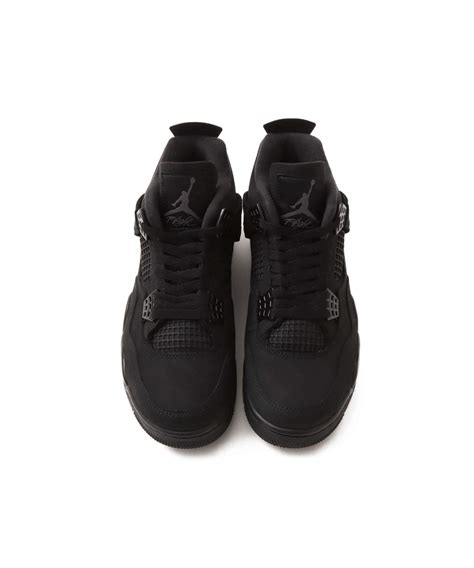 JORDAN BRAND AIR JORDAN 4 RETRO BLACK/BLACK-LT GRAPHITE（ジョーダンブランド エア ...