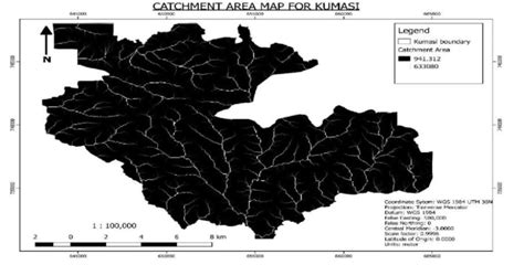 GIS Adding Catchment Area 的图像结果