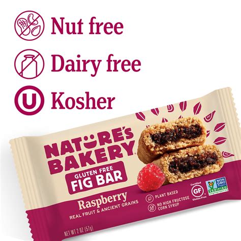 Nature’s Bakery Gluten Free, Raspberry Fig Bars, 6 Twin Packs, 2 Oz Each