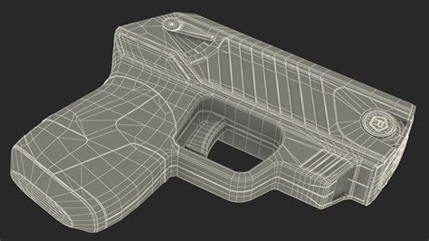 Compact Stun Gun LASER Pulse Black 3D Model $34 - .3ds .blend .c4d .fbx ...