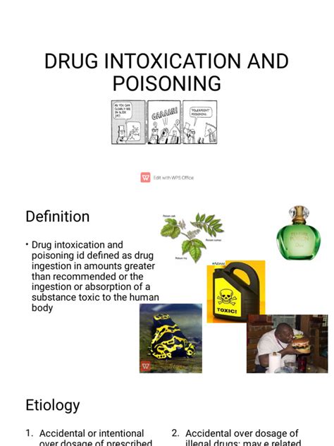 Drug Intoxication and Poisoning | PDF | Alcohol Intoxication | Nausea