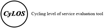 Cylos - Cycling level of service evaluation tool.