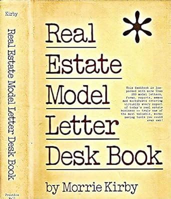 Real estate model letter desk book : Morrie Kirby: Amazon.in: Books