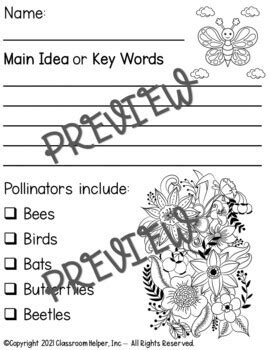 Pollinators E-Book #overtherainbow | TPT