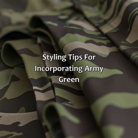 What Color Goes Good With Army Green - colorscombo.com