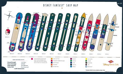 Deck Plans - Disney Dream & Disney Fantasy • The Disney Cruise Line Blog