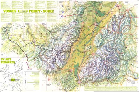 Vosges Mountains Map Grande Traverséé Du Massif Des Vosges (France)