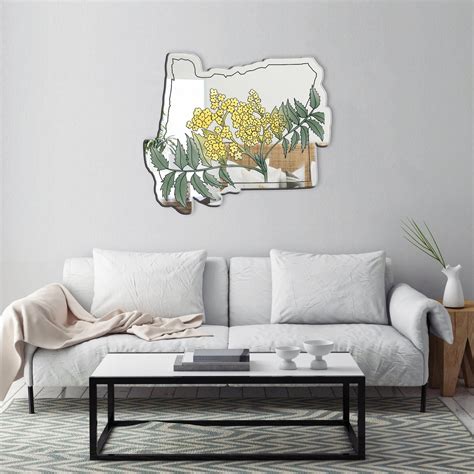 Oregon State Flower Mirror | Custom Mirror