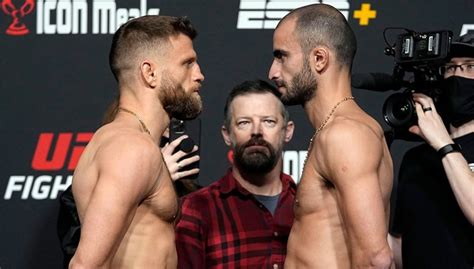 UFC auf ESPN 32. Ergebnisse des Wiegens zwischen Chikaze und Kattar ...