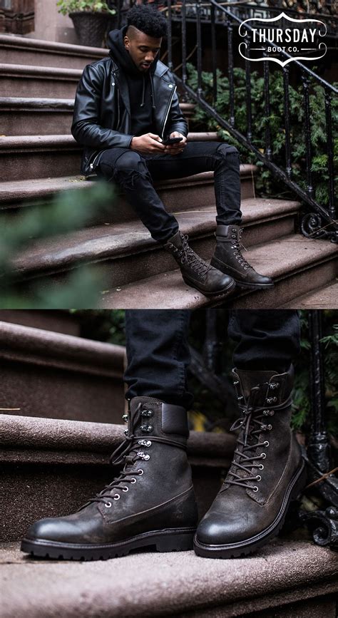 Men's Explorer Combat Boot In Dark Olive Suede - Thursday Boots | Boots ...