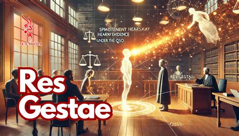 Res Gestae in QSO: Meaning, Scope, and Legal Significance