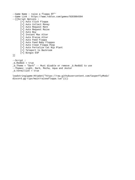 Image result for Roblox Floppa Script