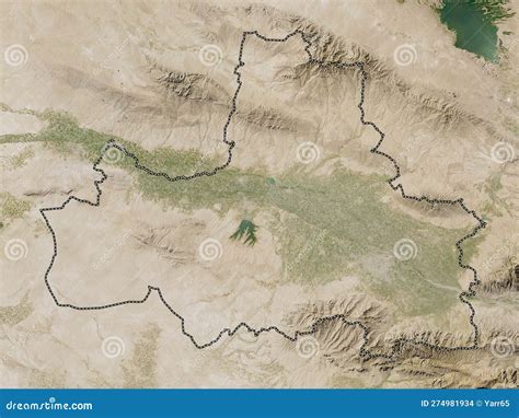 Samarkand, Uzbekistan. Low-res Satellite. No Legend Stock Illustration ...