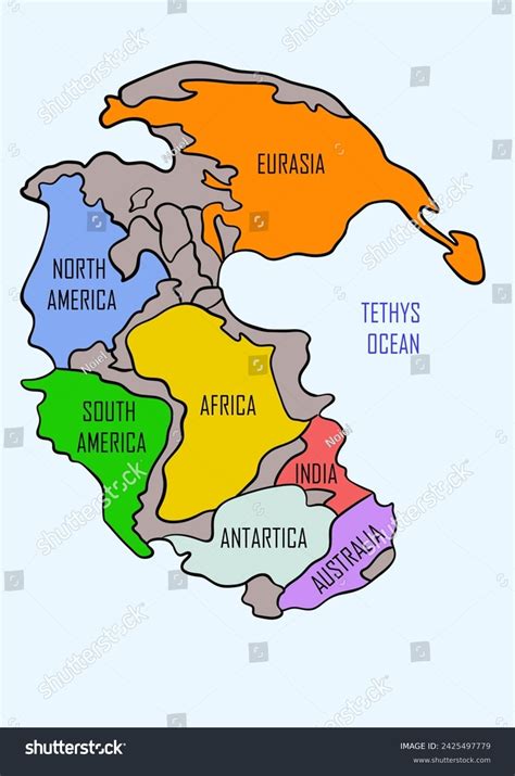 Pangea Political Map