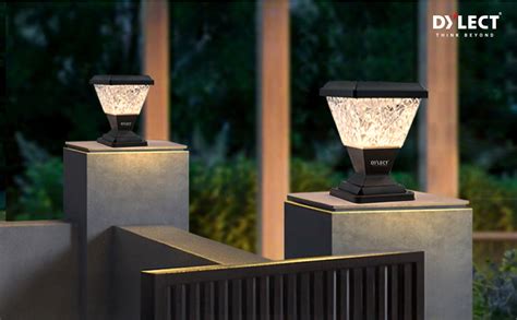 Transform Your Space with Elegant Solar Pillar & Wall Lighting – Dylect