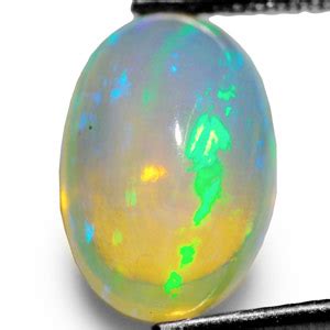 2.94-Carat Unique Ethiopian Opal with Blue & Green Color Flashes ...