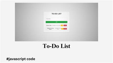 Image result for To Do List JavaScript Project