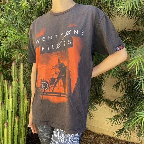 21 Pilots T-shirt Twenty One Pilots Rock Electro... - Depop