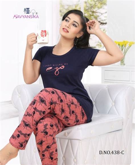 Kavyanshika 438 Premium Hosiery Night Suits Collection :textileexport