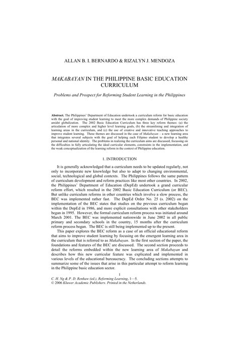 Image result for Basic Education Curriculum