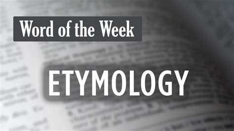 Etymology 101: The True Origin Of The Word Quiz