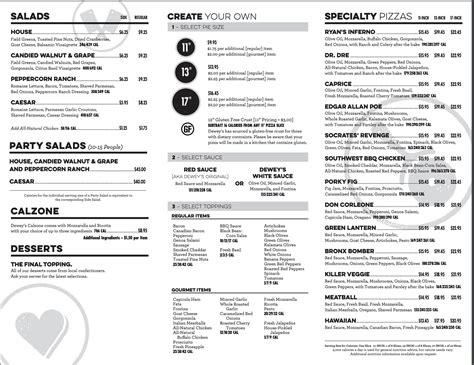 Dewey's Pizza - Delightful Midwestern Pizza and Salad - 559 North and ...