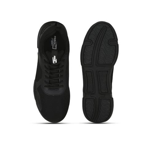 Buy FORCE 10 Sports Walking Shoe For Men (Black) ROGER-E By Liberty