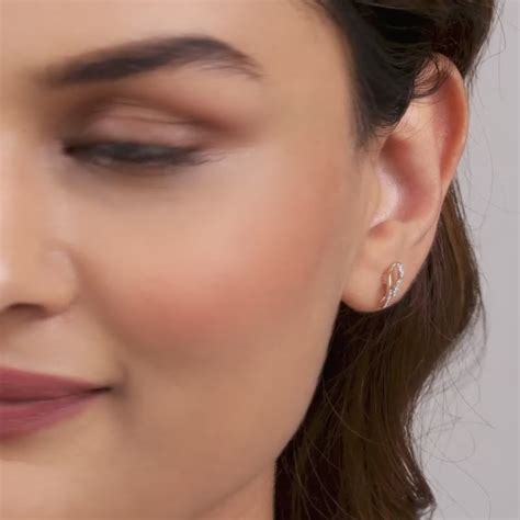 Gold Pear Elegance Diamond Earrings – GIVA Jewellery