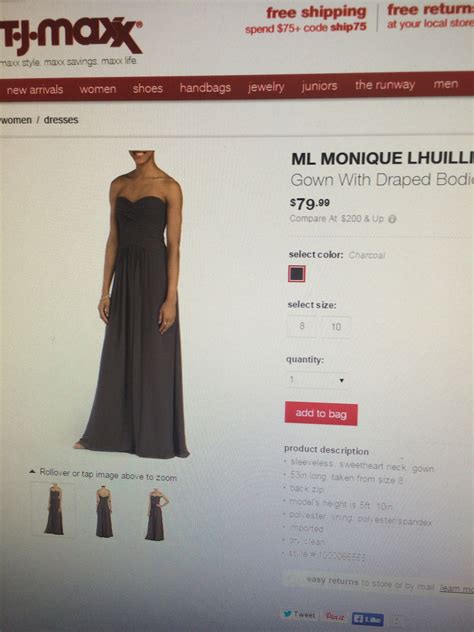 TJMAXX | Womens dresses, Gowns, One shoulder formal dress