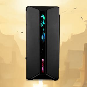 ZEBRONICS Troy Mid-Tower Premium Gaming Cabinet ATX/MicroATX/MINI ITX ...