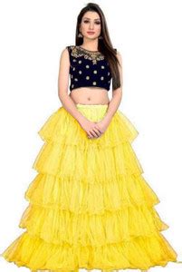 Semi Stitched Lehenga Choli Price in India - Buy Semi Stitched Lehenga ...