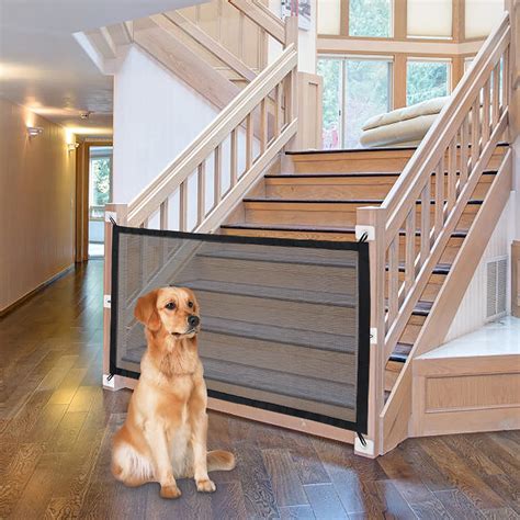 Amazon.com: NWK Magic Dog Gate for Stairs Pet Gate for The House Providing a Safe Enclosure for ...
