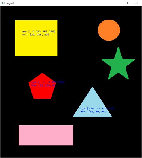 Python RGB Color Shapes 的图像结果