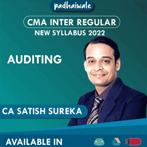 CMA Inter Auditing Classes | CA Satish Sureka | Regular Batch ...