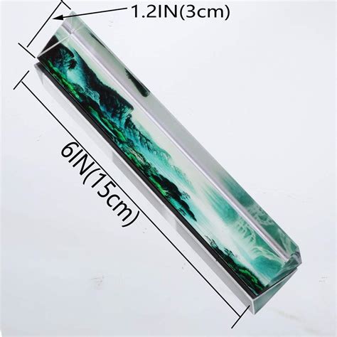 Buy HANUR K9Crystal Chinese Traditional Painting Series Triangle Prism ...