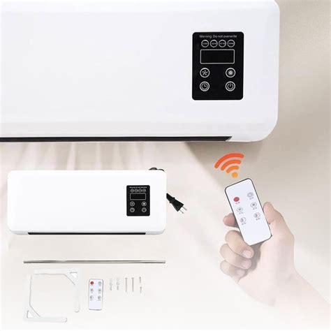 Foraging dimple Miniature Wall Mounted Air-Curtain Fan 2 In 1 Desk ...