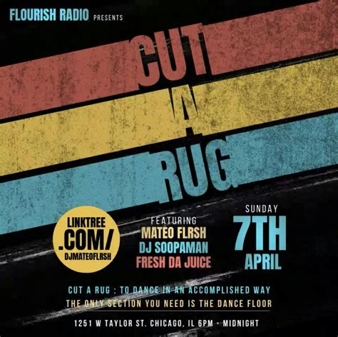 CUT A RUG BY FLOURISH RADIO, THE BAR 10 DOORS, Chicago, 7 April 2024 ...