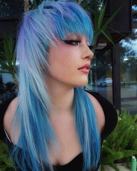 Teal And Purple Highlights