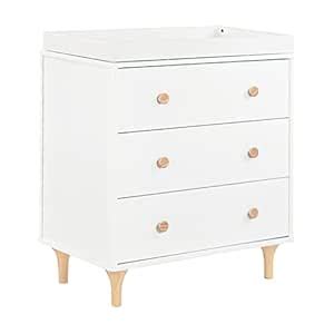 Babyletto Lolly 3 Drawer Dresser Changer, White/Natural : Amazon.in ...