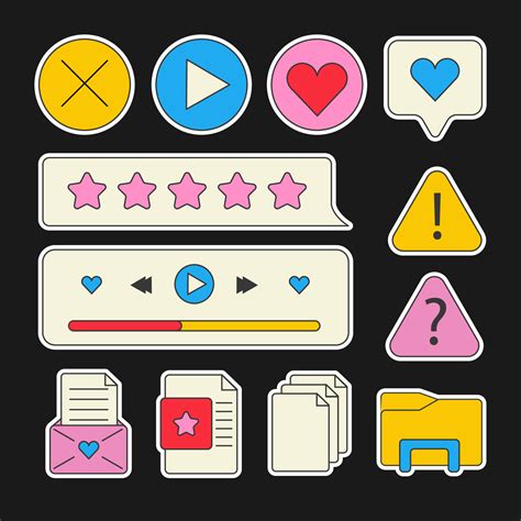90s Computer Icons