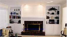 Fireplace Bookshelves Design by Built In Bookcases Around Fireplace To See Screen Fireplace Bookshelves Design