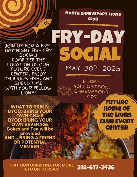 Fry-Day Night Social with the NSLC, 438 Fortson St, Shreveport, LA ...