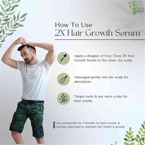 2X Hair Growth Serum 30ml - Four Trees - Face | Hair | Body - Grooming ...